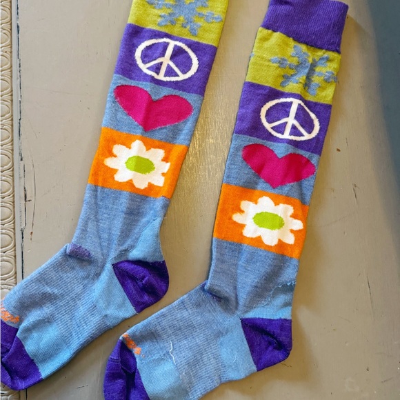 Darn Tough Other - Darn Tough Ski Socks Peace & Love
